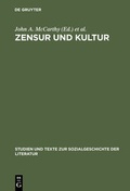 Cover: Zensur und Kultur - De Gruyter