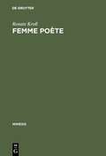 Cover: Femme po&egrave;te - De Gruyter
