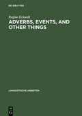 Cover: Adverbs, Events, and Other Things - De Gruyter