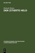 Cover: Der zitierte Held - De Gruyter