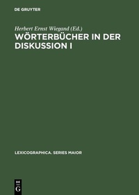 Abbildung von: Wörterbücher in der Diskussion I - De Gruyter