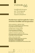 Cover: Bundesstaat und Europ&auml;ische Union zwischen Konflikt und Kooperation - De Gruyter