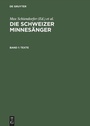 Cover: Texte - De Gruyter