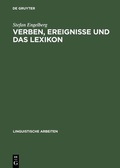 Cover: Verben, Ereignisse und das Lexikon - De Gruyter