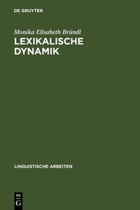 Abbildung von: Lexikalische Dynamik - De Gruyter