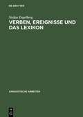 Cover: Verben, Ereignisse und das Lexikon - De Gruyter
