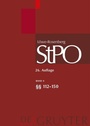 Cover: Löwe/Rosenberg. Die Strafprozeßordnung und das Gerichtsverfassungsgesetz / §§ 112-150 - De Gruyter