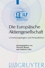 Cover: Die Europäische Aktiengesellschaft - De Gruyter