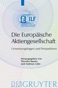 Abbildung von: Die Europäische Aktiengesellschaft - De Gruyter