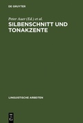 Cover: Silbenschnitt und Tonakzente - De Gruyter