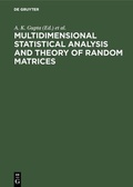 Cover: Multidimensional Statistical Analysis and Theory of Random Matrices - De Gruyter