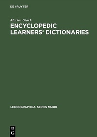 Abbildung von: Encyclopedic Learners' Dictionaries - De Gruyter