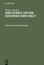 Cover: Existentialontologie - De Gruyter