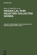 Cover: Time Series, Fuzzy Analysis and Miscellaneous Topics - De Gruyter Mouton