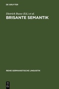 Cover: Brisante Semantik - De Gruyter