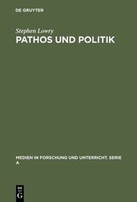 Enlarge image Cover: Pathos und Politik - De Gruyter