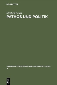 Enlarge image Cover: Pathos und Politik - De Gruyter