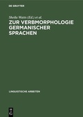 Cover: Zur Verbmorphologie germanischer Sprachen - De Gruyter