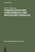 Cover: Phonologisches W&ouml;rterbuch der deutschen Sprache - De Gruyter