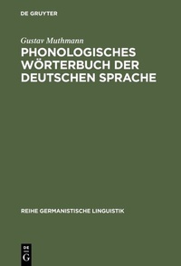 Abbildung von: Phonologisches Wörterbuch der deutschen Sprache - De Gruyter