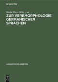 Cover: Zur Verbmorphologie germanischer Sprachen - De Gruyter
