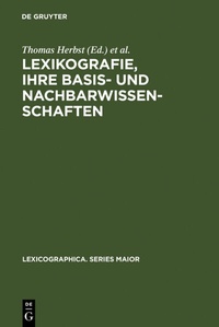 Abbildung von: Lexikografie, ihre Basis- und Nachbarwissenschaften - De Gruyter