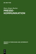 Cover: Pressekommunikation - De Gruyter