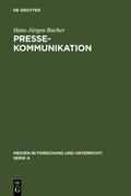 Cover: Pressekommunikation - De Gruyter