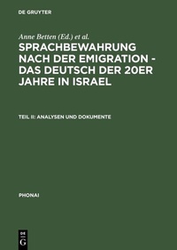 Abbildung von: Analysen und Dokumente - De Gruyter