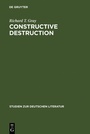 Cover: Constructive Destruction - De Gruyter