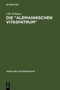 Cover: Die " Alemannischen Vitaspatrum " - De Gruyter