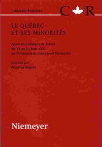 Abbildung von: Le Québec et ses minorités - De Gruyter
