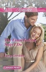 Cover: The Final Falcon Says I Do - Harlequin Presents