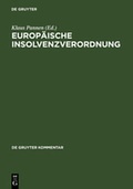 Cover: Europ&auml;ische Insolvenzverordnung - De Gruyter