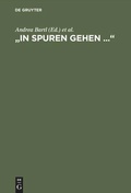 Cover: "In Spuren gehen ..." - De Gruyter