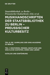 Abbildung von: Katalog und Einführung - De Gruyter Saur