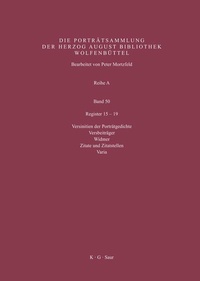 Bild vergrößern Bild: Register 15-19 - De Gruyter Saur