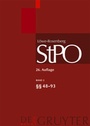 Cover: Löwe/Rosenberg. Die Strafprozeßordnung und das Gerichtsverfassungsgesetz / §§ 48-93 - De Gruyter