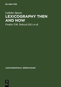 Cover: Lexicography Then and Now - De Gruyter