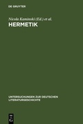 Cover: Hermetik - De Gruyter