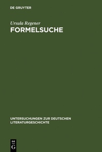 Enlarge image Cover: Formelsuche - De Gruyter