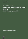Cover: Spanien aus deutscher Sicht - De Gruyter