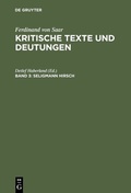 Cover: Seligmann Hirsch - De Gruyter