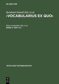 Enlarge image Cover: Text A-C - De Gruyter