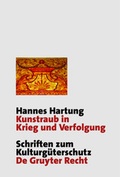 Cover: Kunstraub in Krieg und Verfolgung - De Gruyter