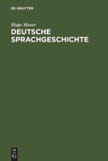 Cover: Deutsche Sprachgeschichte - De Gruyter