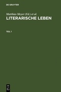 Cover: Literarische Leben - De Gruyter