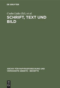 Enlarge image Cover: Schrift, Text und Bild - De Gruyter