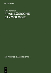 Abbildung von: Französische Etymologie - De Gruyter