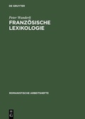 Cover: Franz&ouml;sische Lexikologie - De Gruyter